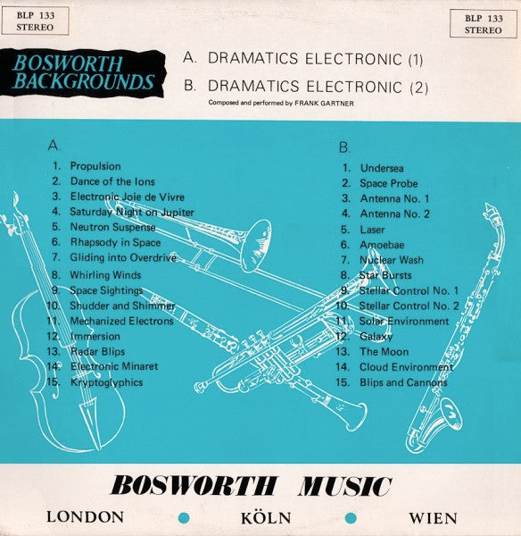 Frank Gartner : Dramatics Electronic (LP)