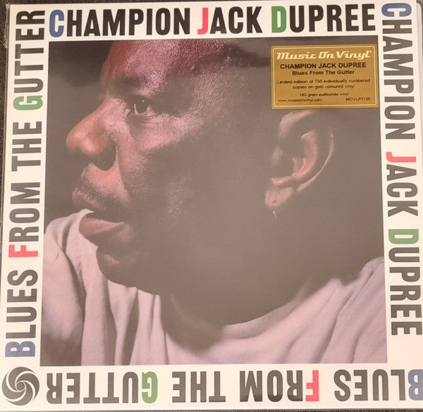 Champion Jack Dupree : Blues From The Gutter (LP, Album, Ltd, Num, RE, RM, 180)