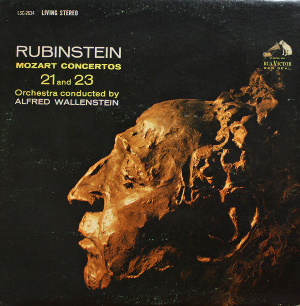 Arthur Rubinstein, Wolfgang Amadeus Mozart, Alfred Wallenstein : Mozart Concertos 21 And 23 (LP, RP)