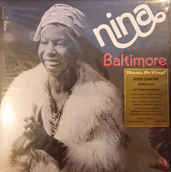 Nina Simone : Baltimore (LP, Album, Ltd, Num, RE, Red)