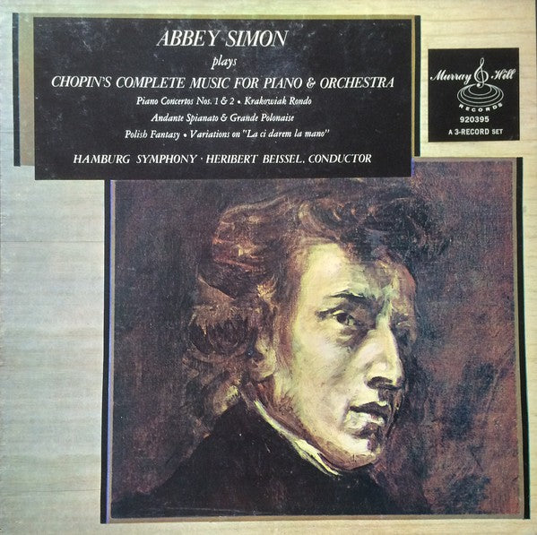 Abbey Simon, Hamburger Symphoniker, Heribert Beissel : Abbey Simon Play's Chopin's Complete Music For Piano & Orchestra (3xLP + Box)