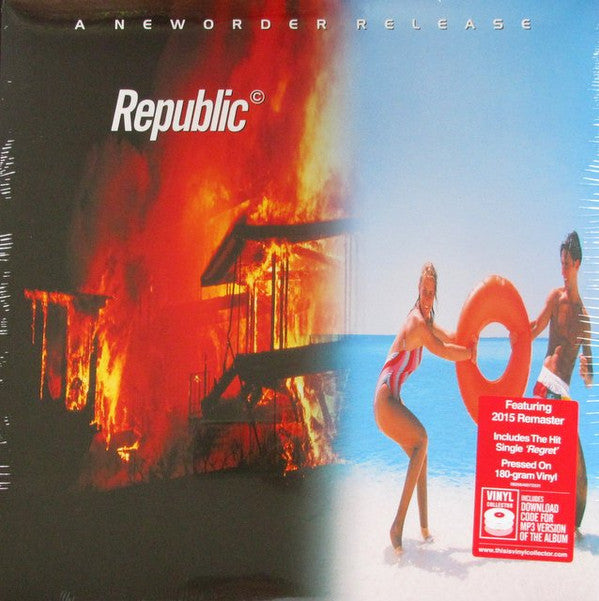 New Order : Republic (LP, Album, RE, RM, 180)
