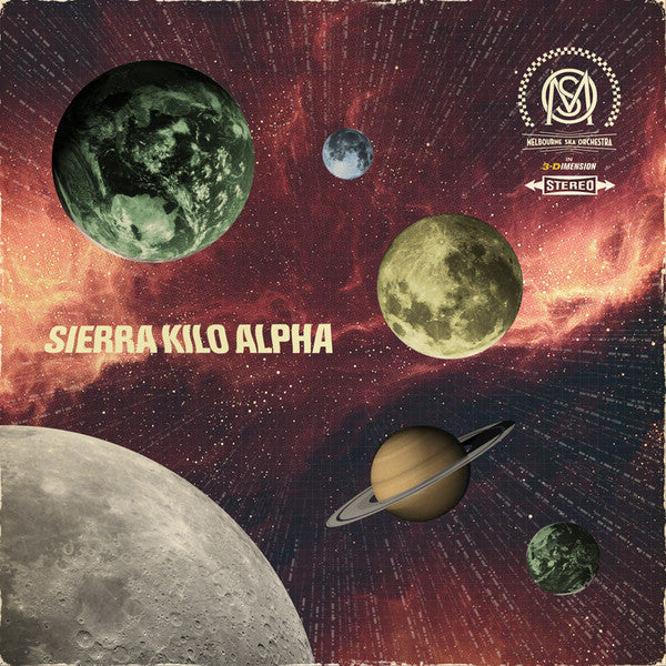 Melbourne Ska Orchestra : Sierra Kilo Alpha (LP, Album, 3D )