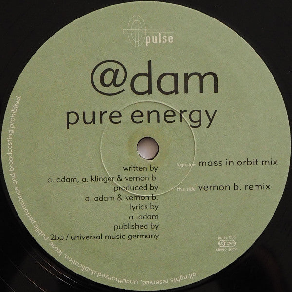 @dam : Pure Energy (12")