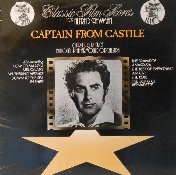 Charles Gerhardt, National Philharmonic Orchestra : Captain From Castile - The Classic Film Scores Of Alfred Newman (LP, Album)