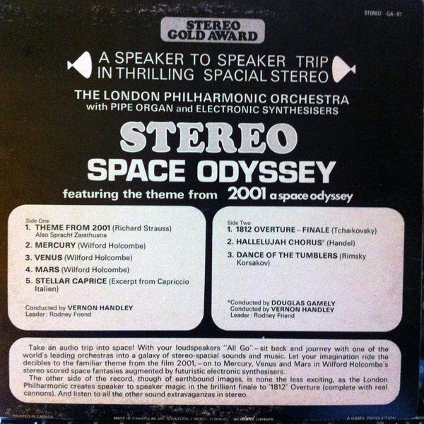 The London Philharmonic Orchestra* : A Sound Spectacular Stereo Space Odyssey (LP)