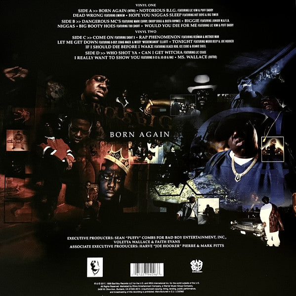 The Notorious B.I.G.* : Born Again (2xLP, Album, RSD, Ltd, RE, Gol)