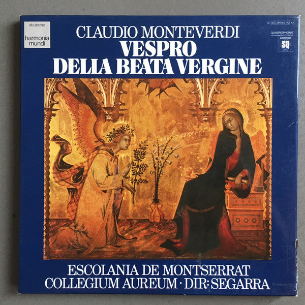 Claudio Monteverdi : Vespro Della Beata Vergine (2xLP, Album, Quad)