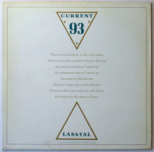 Current 93 : LAShTAL (12")