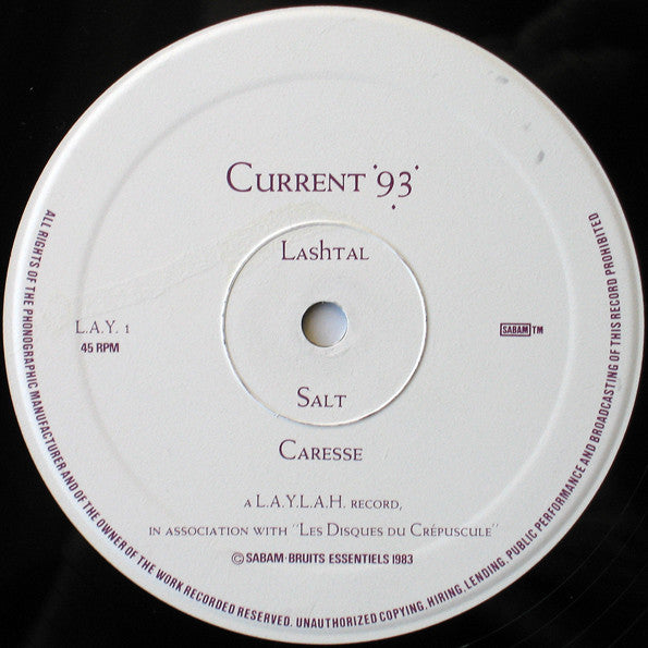 Current 93 : LAShTAL (12")