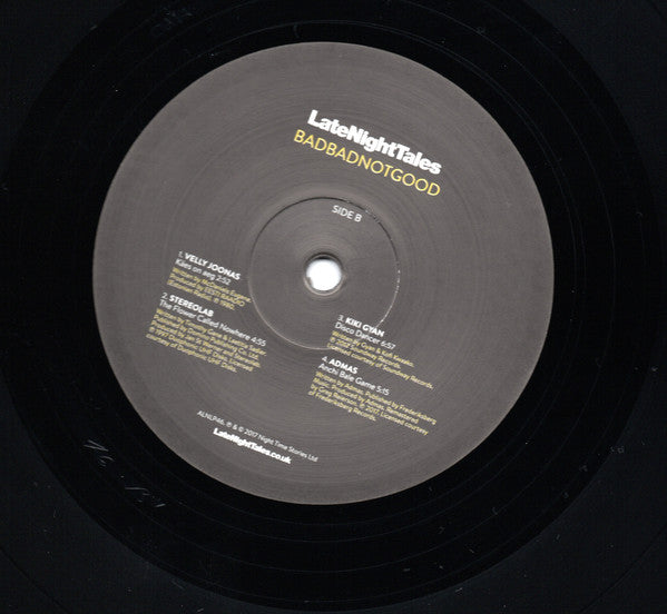 BadBadNotGood : LateNightTales (2xLP, Album, Comp)