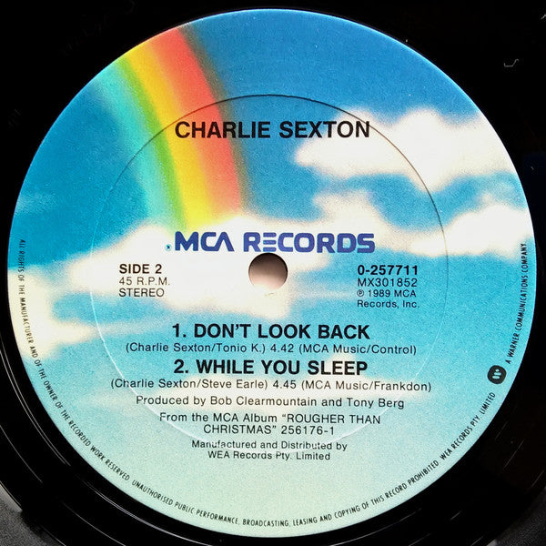 Charlie Sexton : Don't Look Back (12")