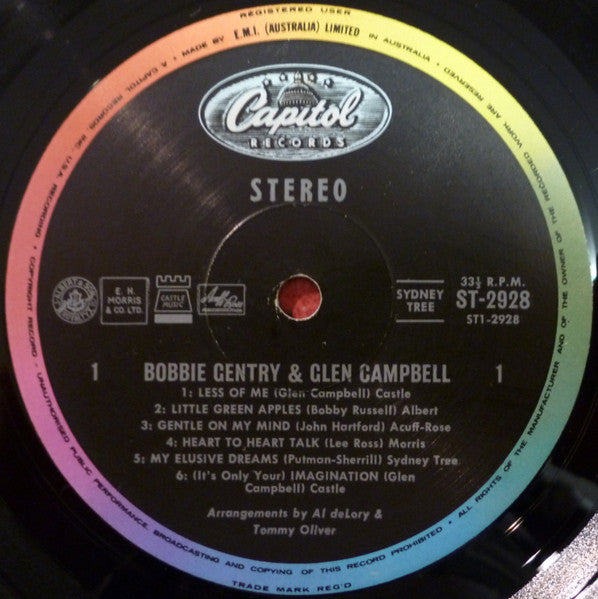 Bobbie Gentry And Glen Campbell : Bobbie Gentry & Glen Campbell (LP, Album)