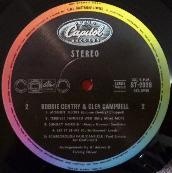 Bobbie Gentry And Glen Campbell : Bobbie Gentry & Glen Campbell (LP, Album)