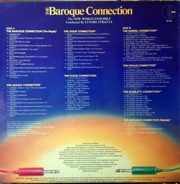 The New World Ensemble Conducted By Ettore Stratta : The Baroque Connection (LP, Album)