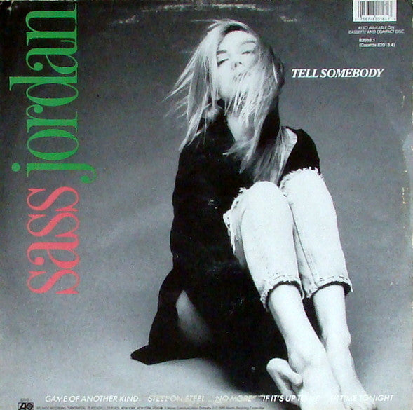 Sass Jordan : Tell Somebody  (LP, Album)