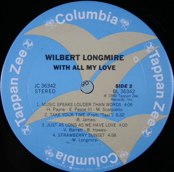 Wilbert Longmire : With All My Love (LP, Album, Gat)