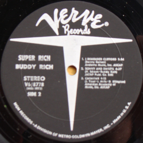 Buddy Rich : Super Rich (LP, Album, Comp)