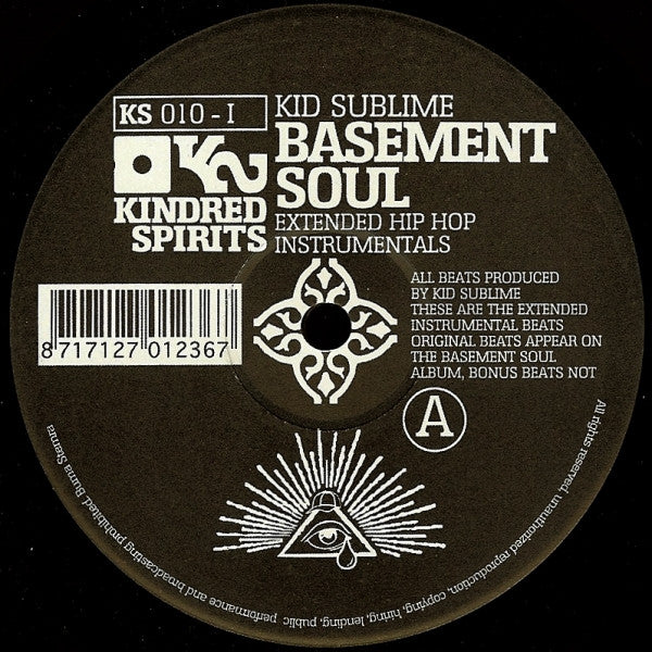 Kid Sublime : Basement Soul: Extended Hip Hop Instrumentals (12", EP)