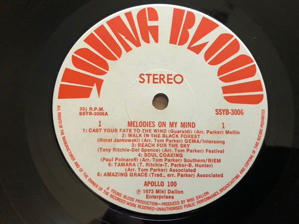 Apollo 100 : Melodies On My Mind (LP, Comp)