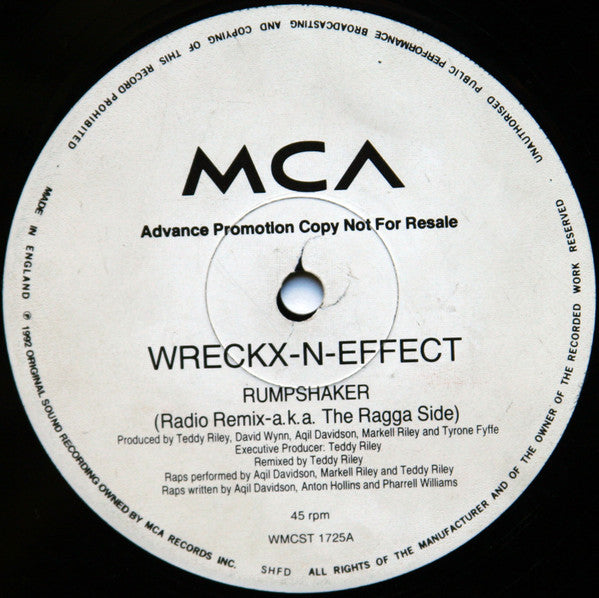 Wreckx-N-Effect* : Rumpshaker (12", Promo)