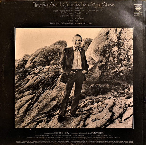 Percy Faith And His Orchestra*, Percy Faith : Black Magic Woman (LP, Album)