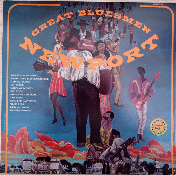 Various : Great Bluesmen Newport (2xLP, Comp, Gat)
