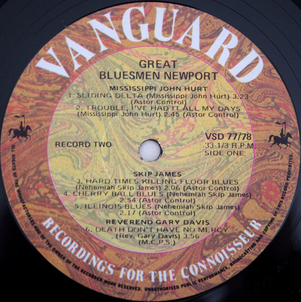 Various : Great Bluesmen Newport (2xLP, Comp, Gat)