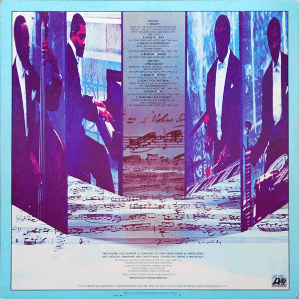 The Modern Jazz Quartet : Blues On Bach (LP, Album, Quad)