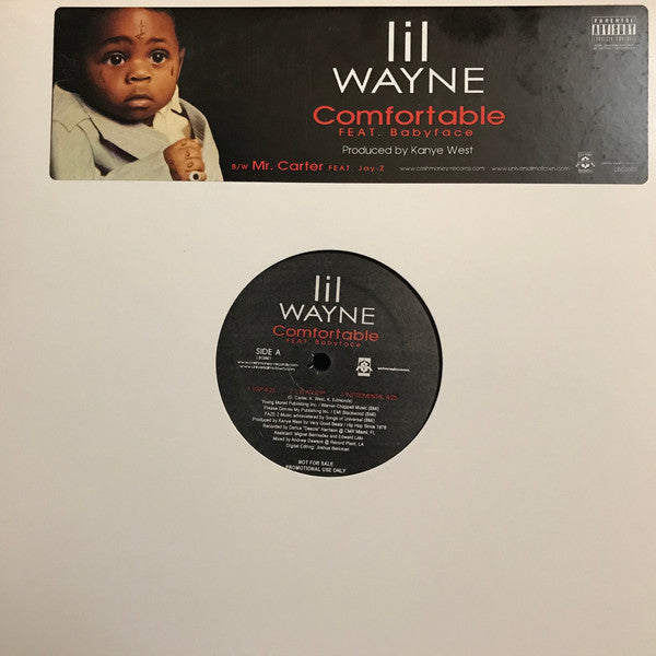 Lil Wayne : Comfortable / Mr. Carter (12", Promo)