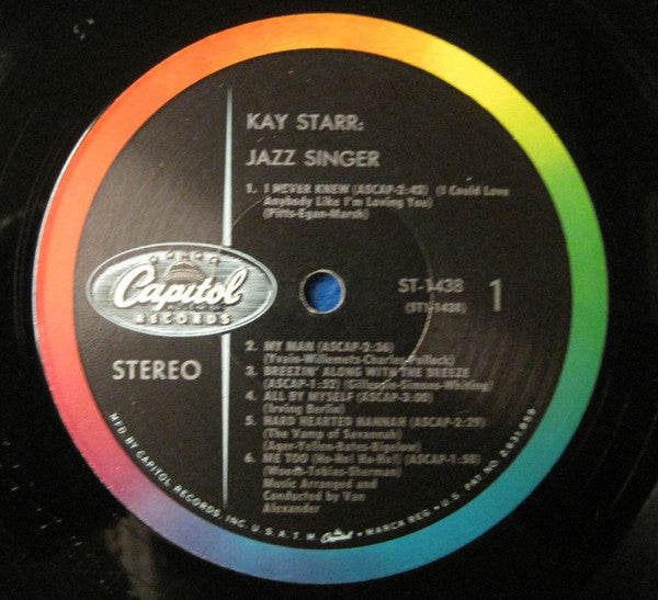 Kay Starr : Kay Starr: Jazz Singer (LP, Album, Los)