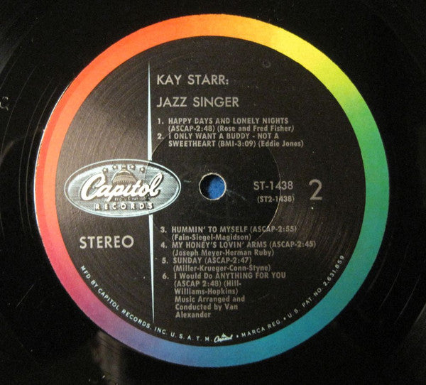 Kay Starr : Kay Starr: Jazz Singer (LP, Album, Los)