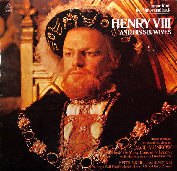 David Munrow, The Early Music Consort Of London, Keith Michell : Henry VIII And His Six Wives (Music From The Film Soundtrack) (LP, Gat)