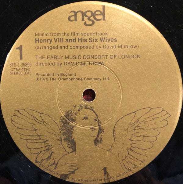 David Munrow, The Early Music Consort Of London, Keith Michell : Henry VIII And His Six Wives (Music From The Film Soundtrack) (LP, Gat)