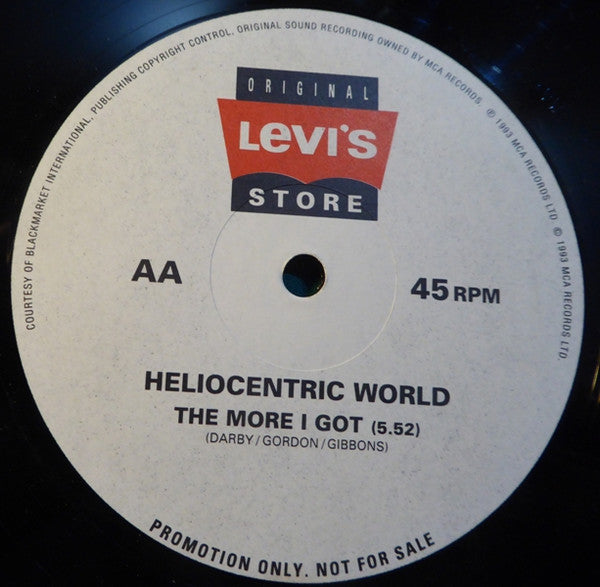 JTQ* Featuring Noel McKoy / Heliocentric World :  Supernatural Feeling / The More I Get (12", Ltd, Promo)
