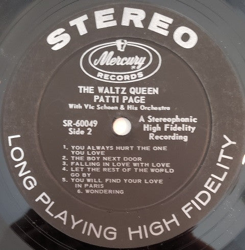 Patti Page : The Waltz Queen (LP, Album, Ind)