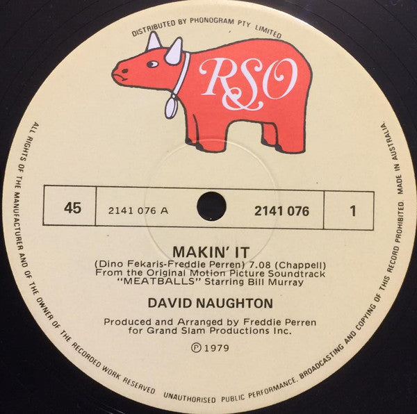 David Naughton : Makin' It (12", Single)