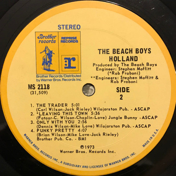 The Beach Boys : Holland (LP, Album)