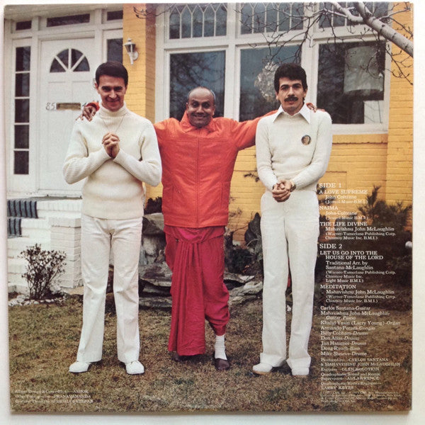 Carlos Santana & Mahavishnu John McLaughlin* : Love Devotion Surrender (LP, Album, Quad, Ter)