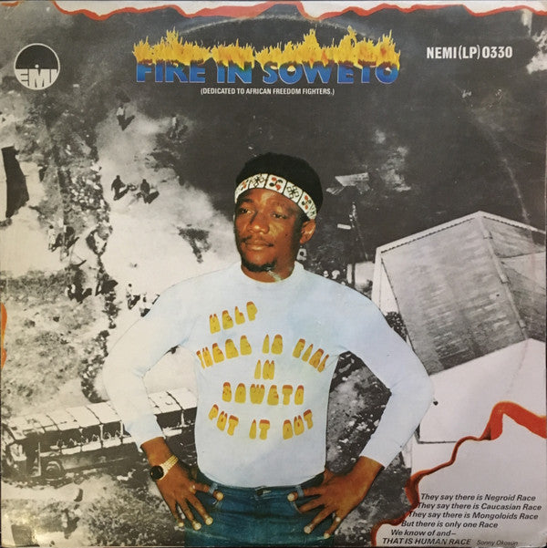 Sonny Okosun : Fire In Soweto (LP, Album)