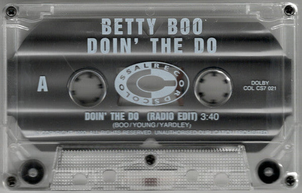 Betty Boo : Doin' The Do (Cass, Single)