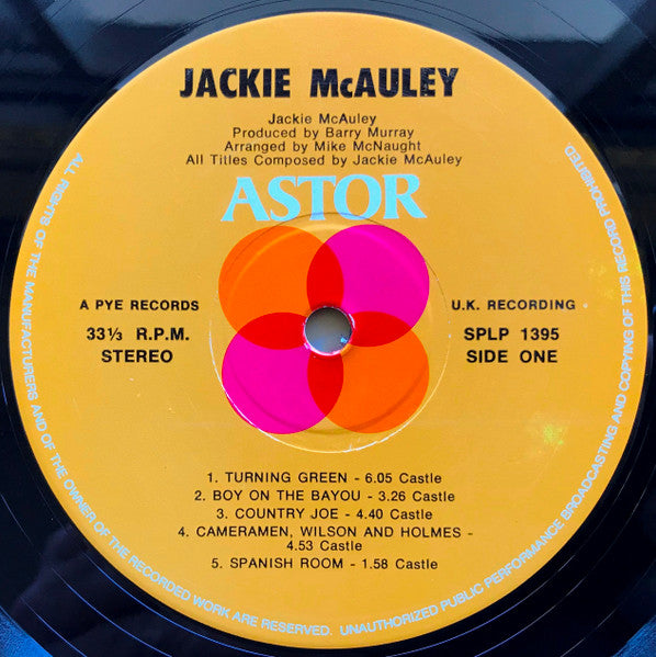 Jackie McAuley : Jackie McAuley (LP, Album)