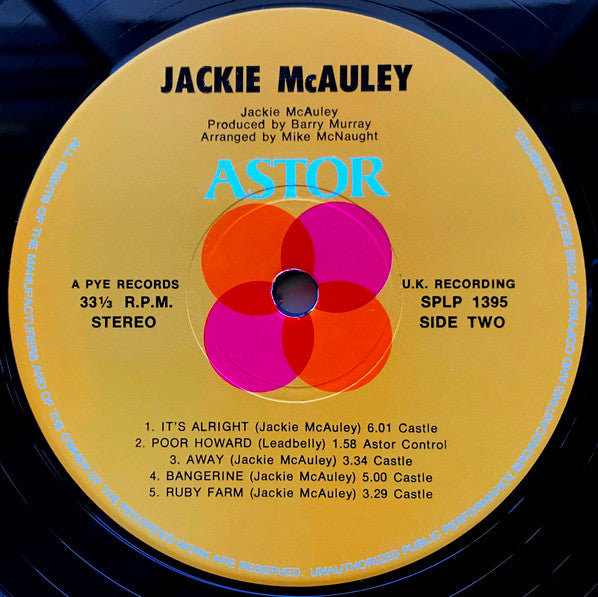 Jackie McAuley : Jackie McAuley (LP, Album)