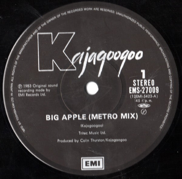 Kajagoogoo : Big Apple (12")