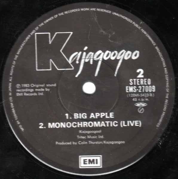 Kajagoogoo : Big Apple (12")