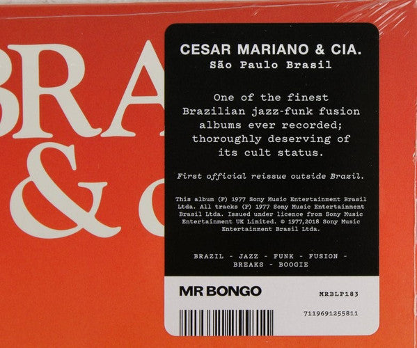 Cesar Mariano & Cia. : São Paulo • Brasil (LP, Album, RE)