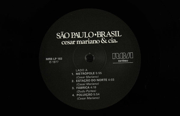 Cesar Mariano & Cia. : São Paulo • Brasil (LP, Album, RE)