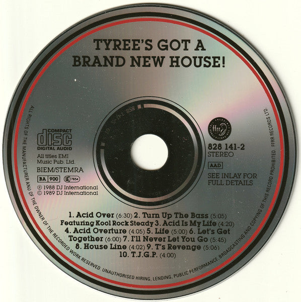 Tyree* : Tyree's Got A Brand New House! (CD, Album)