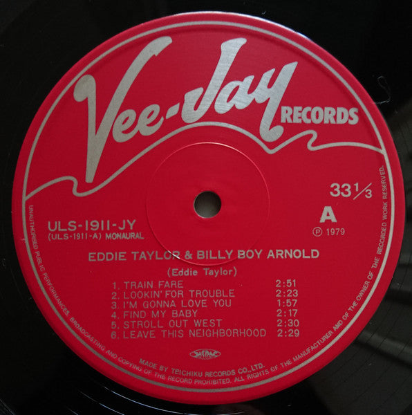 Eddie Taylor (2) &  Billy Boy Arnold : Eddie Taylor & Billy Boy Arnold (LP, Comp, Mono)