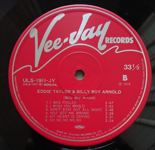 Eddie Taylor (2) &  Billy Boy Arnold : Eddie Taylor & Billy Boy Arnold (LP, Comp, Mono)